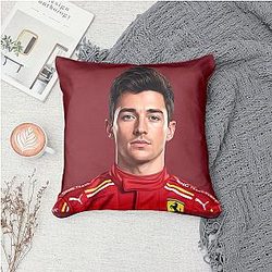 Charles Leclerc - Scuderia Ferrari Driver Charles Leclerc Pillows