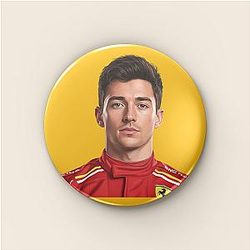 Charles Leclerc - Scuderia Ferrari Driver Charles Leclerc Pins