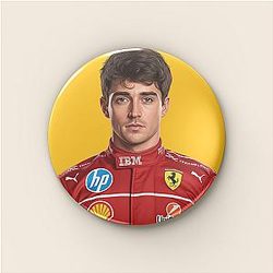 Charles Leclerc - Young Grand Prix Winner Charles Leclerc Pins