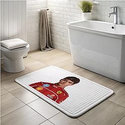 Charles Leclerc - Young Grand Prix Winner Charles Leclerc Bath Mats