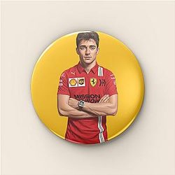 Charles Leclerc - Monegasque Motor Sport Talent Charles Leclerc Pins