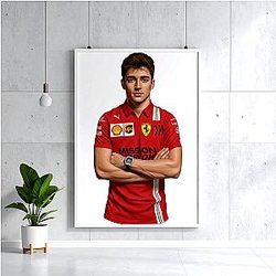 Charles Leclerc - Monegasque Motor Sport Talent Charles Leclerc Posters