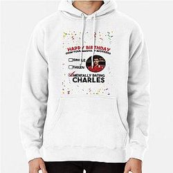 Mentally dating Charles Leclerc birthday card Pullover Hoodie