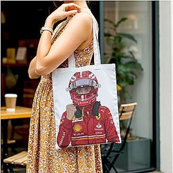 Charles Leclerc LA 1401 - Talented Monégasque professional Formula One racing driver Charles Leclerc Bags