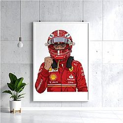 Charles Leclerc LA 1401 - Talented Monégasque professional Formula One racing driver Charles Leclerc Posters