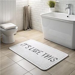 Charles Leclerc LA 1401 - Current lead driver for Scuderia Ferrari team Charles Leclerc Bath Mats