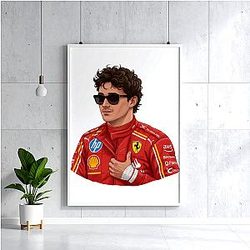 Charles Leclerc LA 1401 - Known as the Prince of Monaco in racing Charles Leclerc Posters