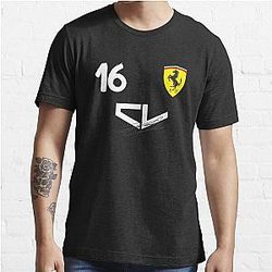 Charles Leclerc Signed SF 2021 Classic Essential T-Shirt