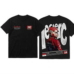 Prince of Monaco Graphic Tee LA 1506 Charles Leclerc T-Shirts