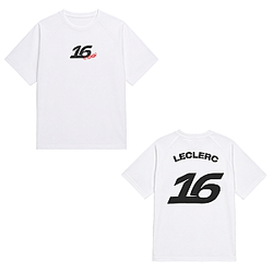 Leclerc 16 Number Signature LA3107 Charles Leclerc T-Shirts