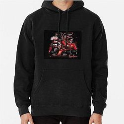 charles leclerc fan art Throw Blan Pullover Hoodie