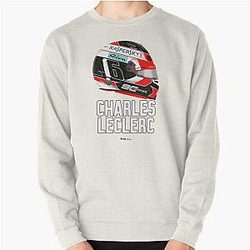 Charles Leclerc 2019 helmet Big Name Pullover Sweatshirt