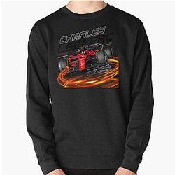charles leclerc 8 Pullover Sweatshirt