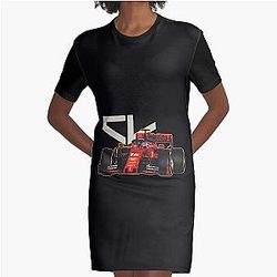 1 charles leclerc Graphic T-Shirt Dress