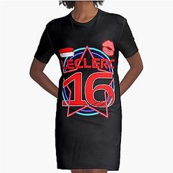 charles leclerc 4 Graphic T-Shirt Dress