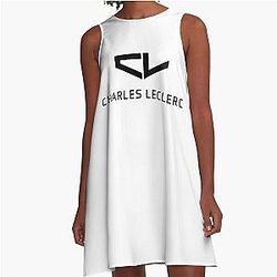 Charles Leclerc monza     A-Line Dress