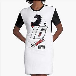 Charles Leclerc      Graphic T-Shirt Dress