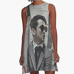 Charles Leclerc   Wallpaper  A-Line Dress