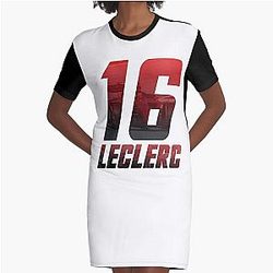Charles Leclerc 2022    Graphic T-Shirt Dress