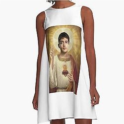 Charles Leclerc God A-Line Dress