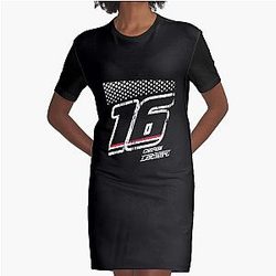 Charles Leclerc 2021 Graphic T-Shirt Dress
