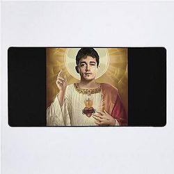 Charles Leclerc Jesus Desk Mat
