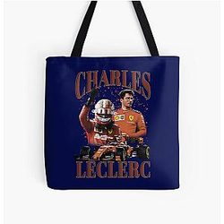 Charles Leclerc Victory All Over Print Tote Bag