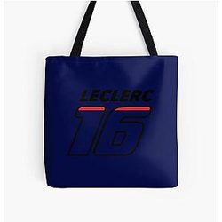 Charles Leclerc 16 All Over Print Tote Bag