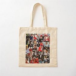 Charles Leclerc Monacan motorsports racing driver Collage Cotton Tote Bag