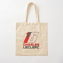 Charles Leclerc 16 v3 Cotton Tote Bag