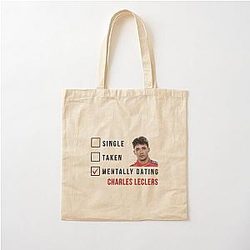 Charles Leclerc 2 Cotton Tote Bag