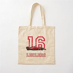Charles Leclerc 16 Cotton Tote Bag