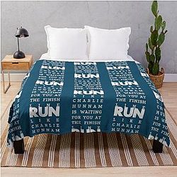 RUN Charlie Hunnam Throw Blanket
