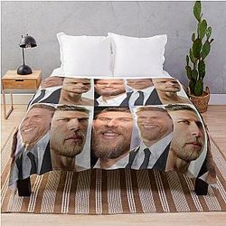 Charlie Hunnam Throw Blanket