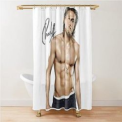 Charlie Hunnam Shower Curtain