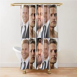 Charlie Hunnam Shower Curtain