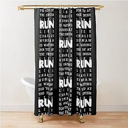 RUN Charlie Hunnam Shower Curtain