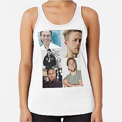 Charlie Hunnam Signed Racerback Tank Top
