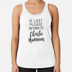 If lost return to Charlie tank top