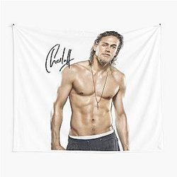 Charlie Hunnam Autograph Tapestry