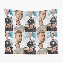 Charlie Hunnam Signed Tapestry