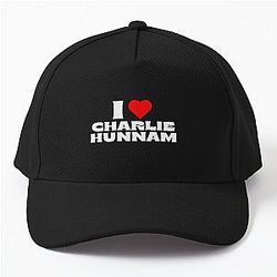 I Love Charlie Hunnam White Font Baseball Cap