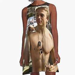 Charlie Hunnam BN07 Phone Case Wallet Case Clothing Graphic T-Shirt A-Line Dress