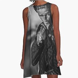 Charlie Hunnam Custom Phone Case Wallet Case Graphic T-Shirt A-Line Dress