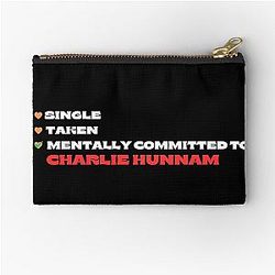 Mentally Committed Charlie Hunnam Zipper Pouch