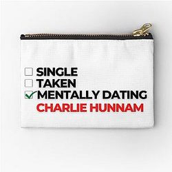 Mentally Dating Charlie Hunnam Zip Pouch