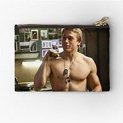 Charlie Hunnam Custom Phone Case Clothing Graphic T-Shirt Zipper Pouch