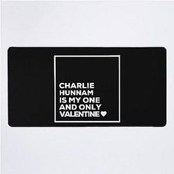 Charlie Hunnam is my one Valentine desk mat
