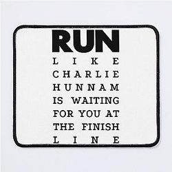 RUN Charlie Hunnam Mouse Pad