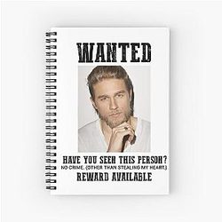 Wanted: Charlie Hunnam Notebook
